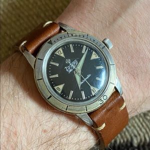 1950s Zodiac Sea Wolf Swiss Dive Watch